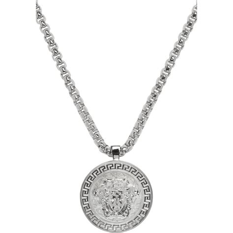 versace kette silber|versace necklace.